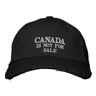 Casquette Brodée Le Canada n'est pas à vendre