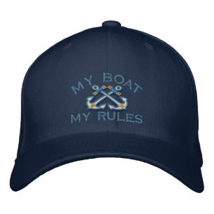 Casquette Brodée Le capitaine dit que My Boat My Rules a croisé le