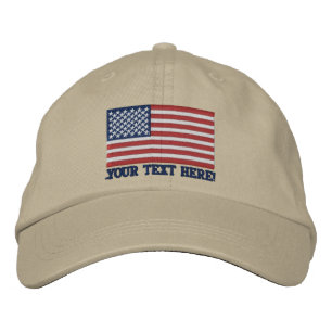 Casquette Brodée Le drapeau américain Etats-Unis le personnalisent