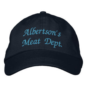 Casquette Brodée Le ministère de la Viande d'Albertson.