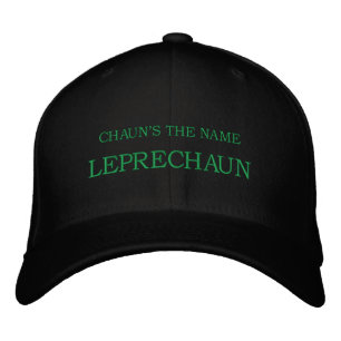 CASQUETTE BRODÉE LE NOM DE CHAUN, LEPRECHAUN