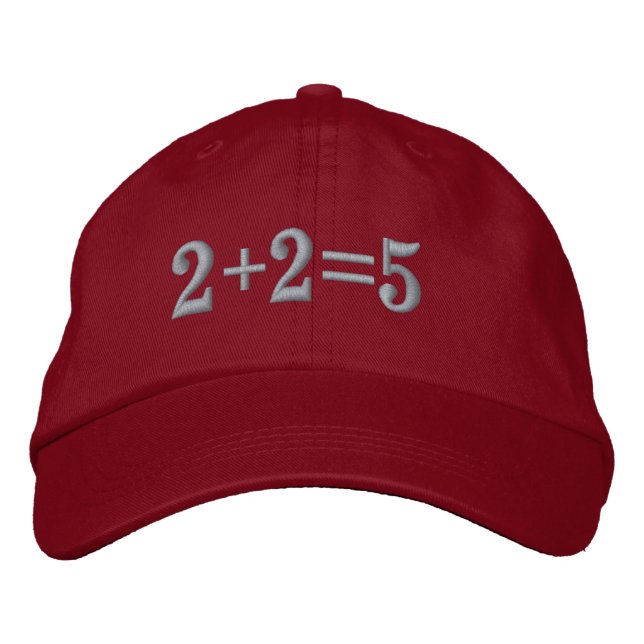 Casquette Brodée Le nouveau mathe (Devant)