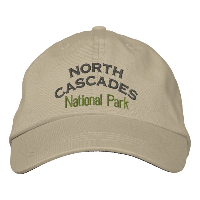 Casquette Brodée Le Parc national de North Cascades (Devant)