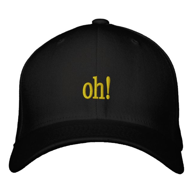 Casquette Brodée le son d'un curieux (Devant)