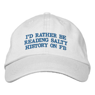 Casquette Brodée Lecture de l'historique des salades