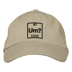 Casquette Brodée L'élément de la broderie confusionnelle