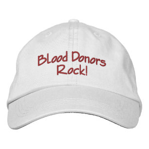 Casquette Brodée Les donneurs de sang Rock !