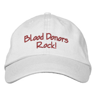 Casquette Brodée Les donneurs de sang Rock !