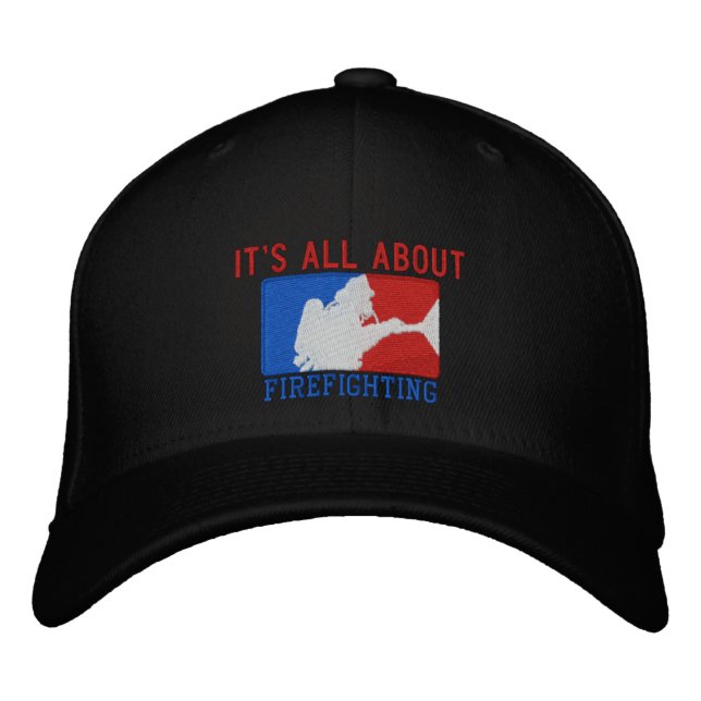 Casquette Brodée Les valeurs de pompier Broderie personnalisée (Devant)