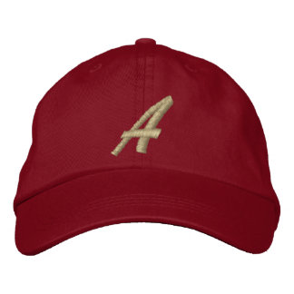 Casquette Brodée Lettre A Monogramme initiale brodée