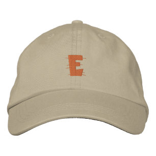 Casquette Brodée Lettre artisanale E