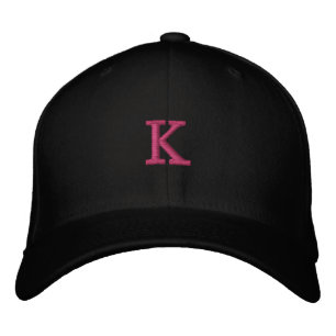 Casquette Brodée LETTRE CARACTÉRISTIQUE Personnalisé K CHAMP Casque