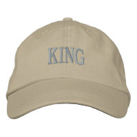 Lettre KING Désert Tan Strapback Visière Courbe