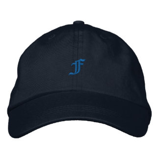 CASQUETTE BRODÉE LETTRE VIEUX F