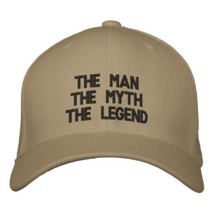 Casquette Brodée L'HommeLe MytheLa Légende