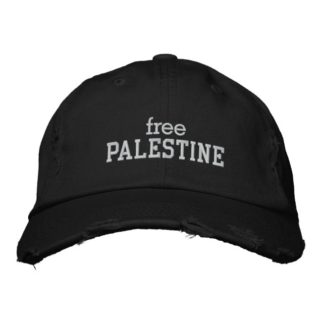 Casquette Brodée Libérer la Palestine (Devant)