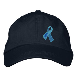 Casquette Brodée Light Blue Hope Cancer Ribbon Sensibilisation Votr