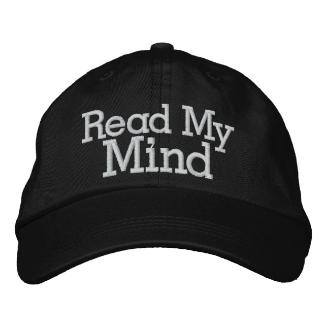 Casquette Brodée Lire mon esprit (Devant)