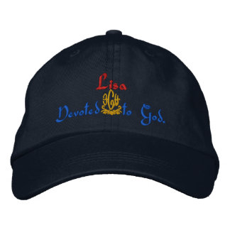 Casquette Brodée Lisa Nom Avec Allemand Signifiant Marine