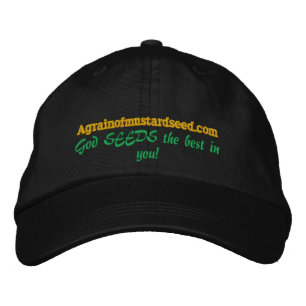 Casquette Brodée Logo Agrainofmustardseed.com