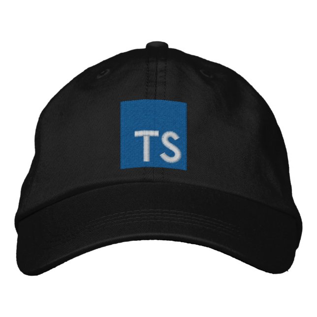Casquette Brodée Logo TypeScript (Devant)