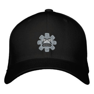 Casquette Brodée lune haida