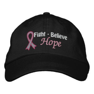 Casquette Brodée Lutter contre l'espoir - Cancer du sein