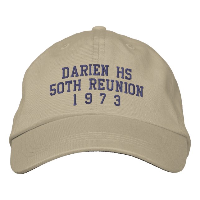 Casquette Brodée Lycée Darien 50e Réunion (Devant)