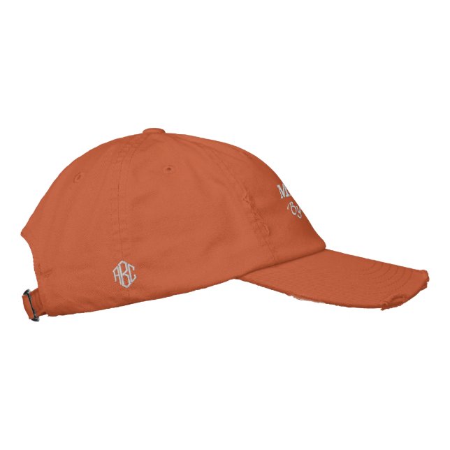 Casquette Brodée MacArthur Clan Motto personnalisée (Droite)