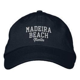 Casquette Brodée Madeira Beach Florida Embroidered Baseball Hat