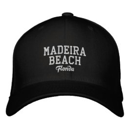 Casquette Brodée Madeira Beach Florida Embroidered Baseball Hat