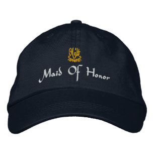 Casquette Brodée Maid Of Honor Marine Mariage