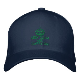Casquette Brodée Maintenez calme et continuez la mode