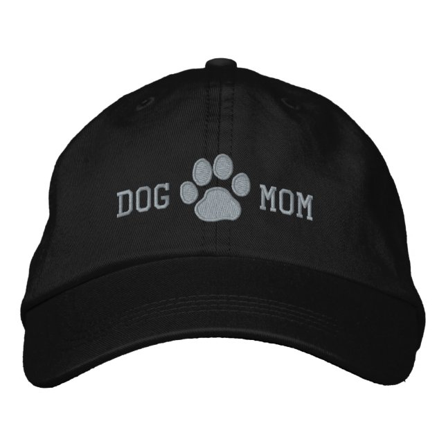 Casquette Brodée MAMAN de CHIEN avec l'amant canin frais de (Devant)