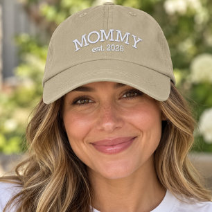 Casquette Brodée MAMAN personnalisée Année d'établissement