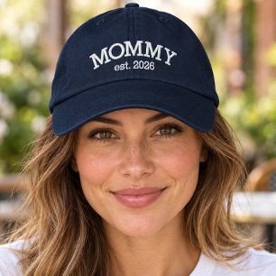 Casquette Brodée MAMAN personnalisée Année d'établissement