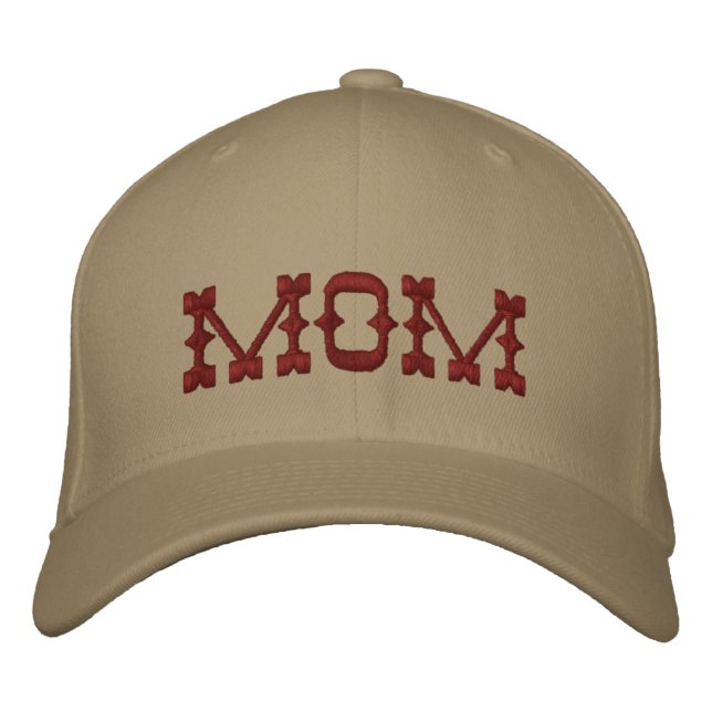 Casquette Brodée Maman Simple Moderne Typographie Personnalisée (Devant)