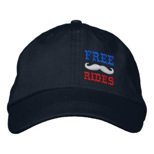 CASQUETTE BRODÉE MARCHES DE MUSTACHE GRATUITES