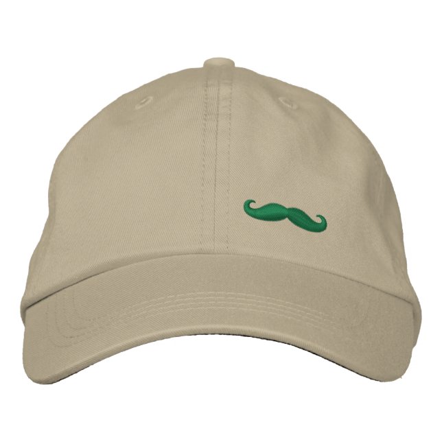 CASQUETTE BRODÉE MARCHES DE MUSTACHE GRATUITES (Devant)