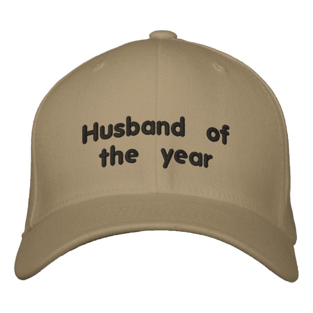 Casquette Brodée Mari de l'année (Devant)