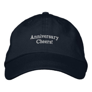 Casquette Brodée Mariage de la Marine "Félicitations d'anniversaire