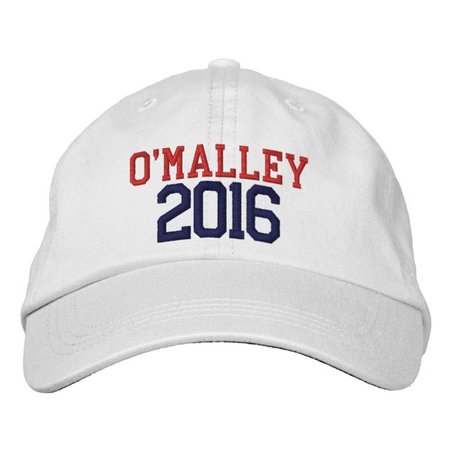 Casquette Brodée Martin O'Malley Président 2016 (Devant)