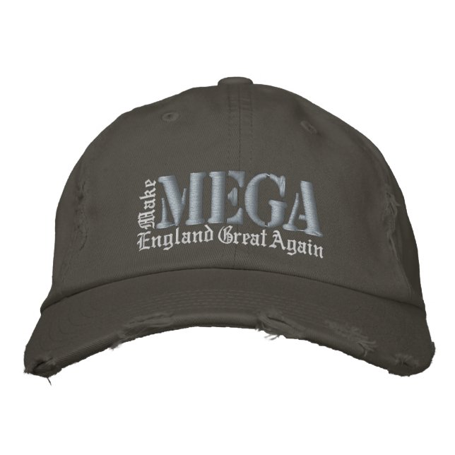 Casquette Brodée MEGA Angleterre Grande encore Common Law Purple Gr (Devant)