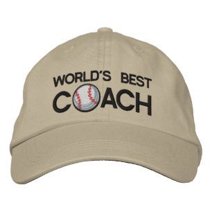 Casquette Brodée Meilleur entraîneur de baseball du monde