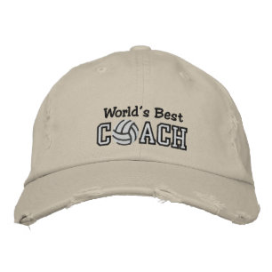 Casquette Brodée Meilleur entraîneur mondial de volley-ball