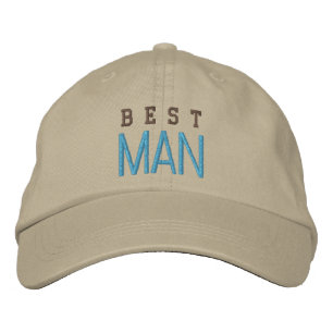 Casquette Brodée Meilleur mariage esprit bachelor bleu baseball cas