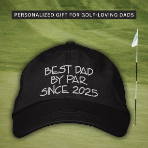 Casquette Brodée Meilleur Papa Par Fois Depuis Année Golfeur Casque