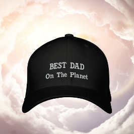 Casquette Brodée MEILLEUR PÈRE Sur La Planète