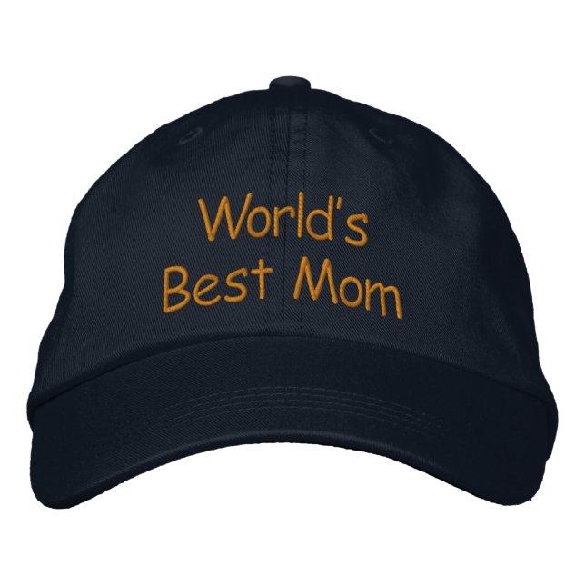 Casquette Brodée Meilleure maman du monde (Devant)
