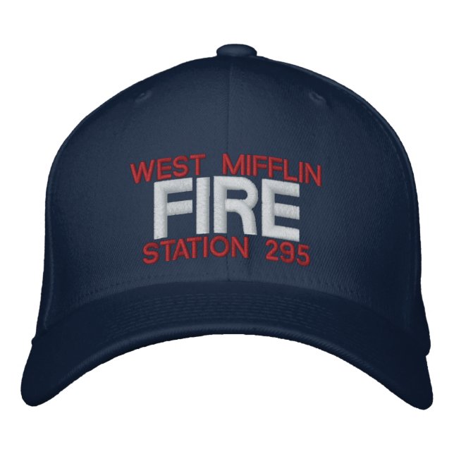 CASQUETTE BRODÉE MIFFLIN OCCIDENTAL, FEU, STATION 295 (Devant)